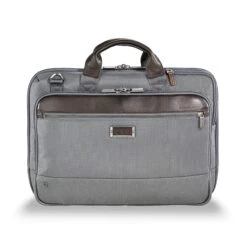 Briggs & Riley @work Double Gusset Accented Slim Business Briefcase