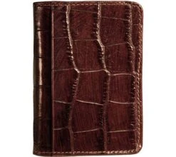 Jack Georges Croco Collection Business Card Holder