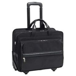 McKlein USA Franklin 15.6" Nylon Wheeled Laptop Briefcase