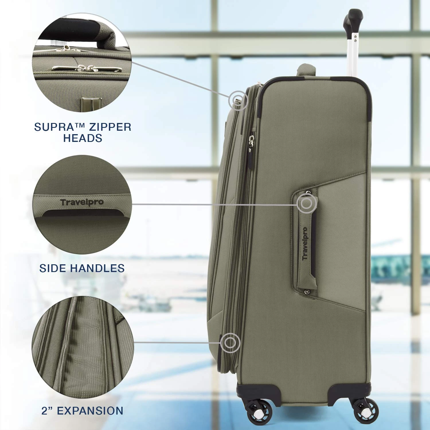 Travelpro Maxlite 5 Checked-Large 29-Inch 4-Wheel Softside Luggage 16 Travelpro Maxlite 5 Checked-Large 29-Inch 4-Wheel Softside Luggage - Image 14