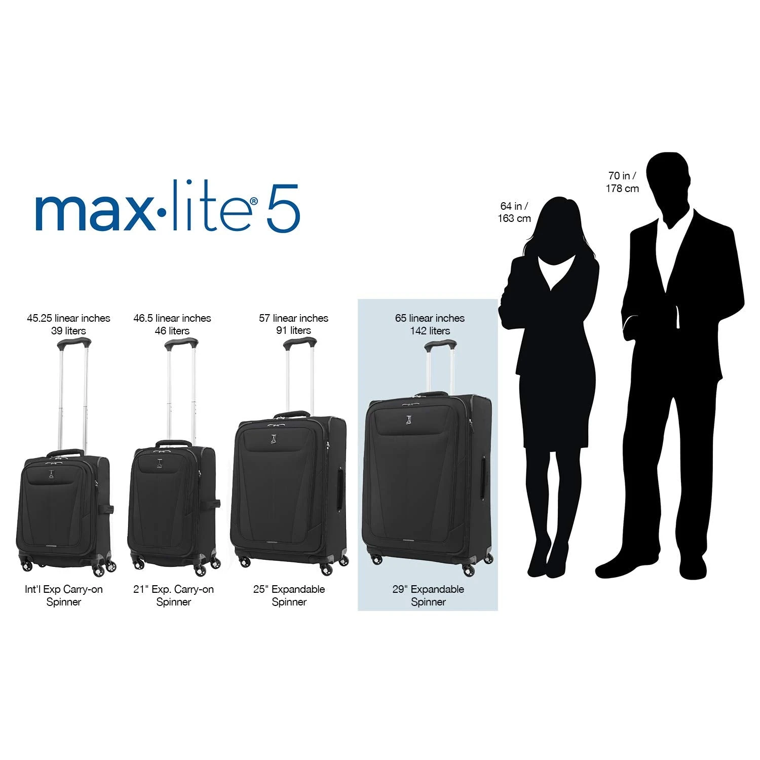 Travelpro Maxlite 5 Checked-Large 29-Inch 4-Wheel Softside Luggage 8 Travelpro Maxlite 5 Checked-Large 29-Inch 4-Wheel Softside Luggage - Image 6